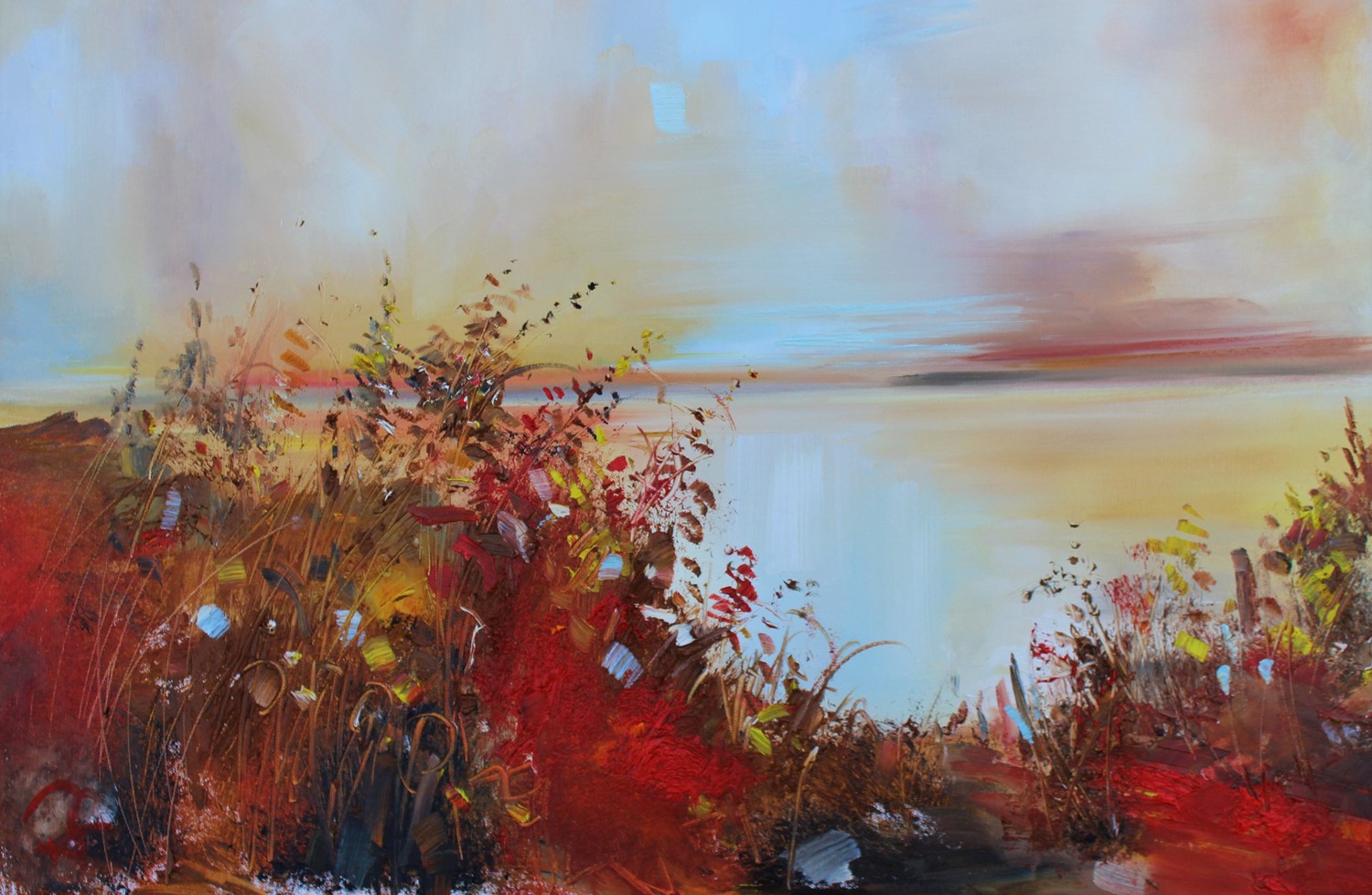 'Through bracken and wild reeds' by artist Rosanne Barr